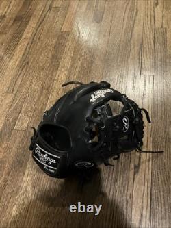 Rawlings Heart of the Hide 11.5 Baseball Gloves Black, Right Hand Throw