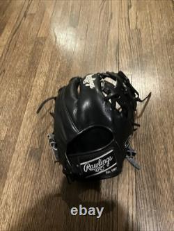 Rawlings Heart of the Hide 11.5 Baseball Gloves Black, Right Hand Throw