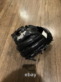 Rawlings Heart of the Hide 11.5 Baseball Gloves Black, Right Hand Throw