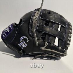 Rawlings Heart of the Hide 11.5 RHT Colorado Rockies Logo Baseball Glove RHT