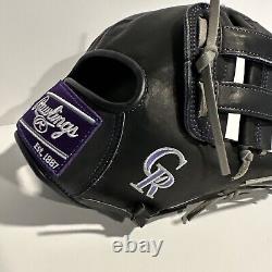 Rawlings Heart of the Hide 11.5 RHT Colorado Rockies Logo Baseball Glove RHT