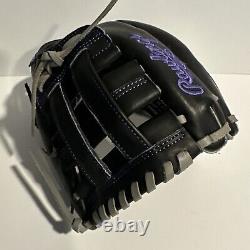 Rawlings Heart of the Hide 11.5 RHT Colorado Rockies Logo Baseball Glove RHT