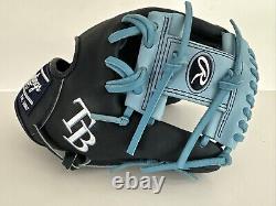 Rawlings Heart of the Hide 11.5 RHT Tampa Bay Rays Logo Baseball Glove RHT