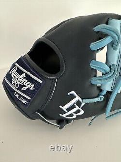 Rawlings Heart of the Hide 11.5 RHT Tampa Bay Rays Logo Baseball Glove RHT