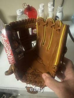 Rawlings Heart of the Hide 11.75 RHT Baseball Glove Full-Grain Leather Brown