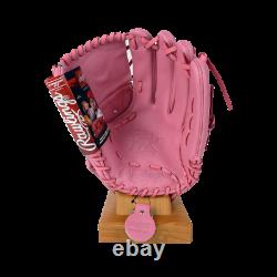 Rawlings Heart of the Hide 12.25 SMU Pink Baseball Glove PRO207-9P