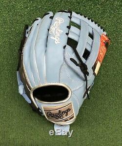 Rawlings Heart of the Hide 12.75 Color SYNC Limited Edition Blue Outfield Glove