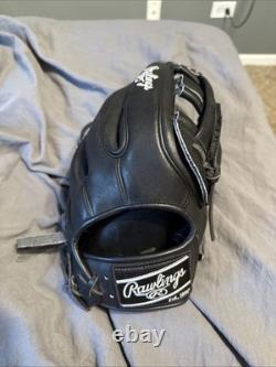 Rawlings Heart of the Hide 12.75 Outfield Glove Black, Right Hand Throw
