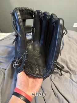 Rawlings Heart of the Hide 12.75 Outfield Glove Black, Right Hand Throw