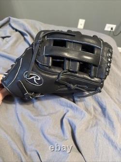 Rawlings Heart of the Hide 12.75 Outfield Glove Black, Right Hand Throw