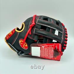 Rawlings Heart of the Hide 12 Baseball Glove Black Red Gold Arenado PRORNA28N