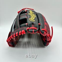 Rawlings Heart of the Hide 12 Baseball Glove Black Red Gold Arenado PRORNA28N