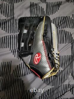 Rawlings Heart of the Hide 13 Baseball Glove Silver/Black