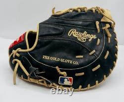 Rawlings Heart of the Hide 1st Base Mitt Glove Tan, Black, 12.5 Lefty