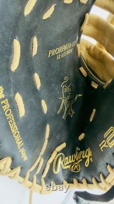 Rawlings Heart of the Hide 1st Base Mitt Glove Tan, Black, 12.5 Lefty