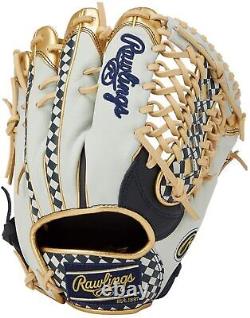 Rawlings Heart of the Hide 2020 AGAIN Outfielder Glove Navy White Right 12.5