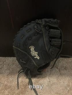 Rawlings Heart of the Hide 33 Black Catcher's Baseball Mitt Right Hand Throw
