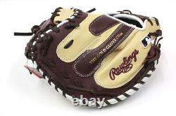 Rawlings Heart of the Hide Base Ball Catcher Mitt Color Sync Camel Sherry 33inch