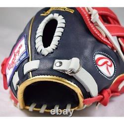 Rawlings Heart of the Hide Base Ball Glove For All Color Sync Navy Scarlet 11.75