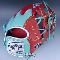 Rawlings Heart of the Hide Base Ball Infield Glove Sync Mint Scarlet 11.25 NEW