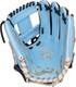Rawlings Heart Of The Hide Baseball Glove 11.75 Black/columbia Blue Pror205