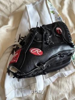 Rawlings Heart of the Hide Baseball Glove Black Leather Pros 205-jd 48 11 3/4in