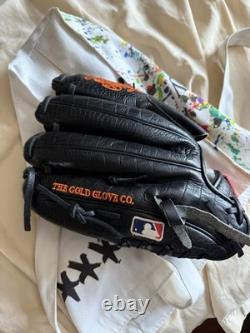 Rawlings Heart of the Hide Baseball Glove Black Leather Pros 205-jd 48 11 3/4in