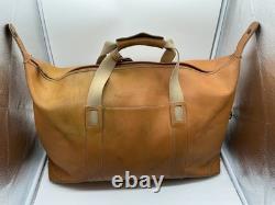 Rawlings Heart of the Hide Baseball Glove Leather Duffle Bag Tan Rare Lombardo