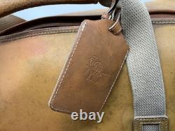 Rawlings Heart of the Hide Baseball Glove Leather Duffle Bag Tan Rare Lombardo