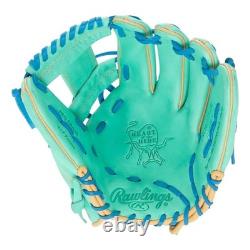 Rawlings Heart of the Hide Baseball Glove Mint Green Blue 11.75 RHT PROR2175-2M