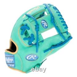 Rawlings Heart of the Hide Baseball Glove Mint Green Blue 11.75 RHT PROR2175-2M