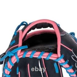 Rawlings Heart of the Hide Baseball Glove Navy Blue Pink 12.5 RHT PROR3028U-6N