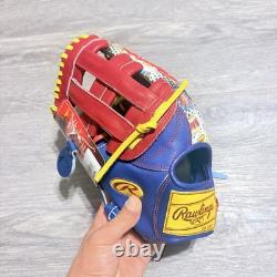 Rawlings Heart of the Hide Baseball Outfield Glove 12.75 ColorSync Comic Drip