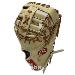 Rawlings Heart of the Hide Camel Tan DCT 13 In First Base Mitt Right Hand Throw