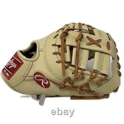 Rawlings Heart of the Hide Camel Tan DCT 13 In First Base Mitt Right Hand Throw
