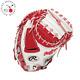 Rawlings Heart Of The Hide Catcher Glove Crush The Stone Scarlet White 33 Mitt