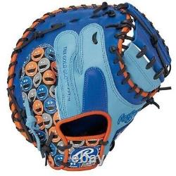 Rawlings Heart of the Hide Catcher Glove GRAPHIC Sax/Royal 33inch