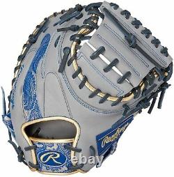 Rawlings Heart of the Hide Catcher Glove PAISLEY REVIVAL Gray Loyal 33 HOH Mitt