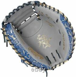 Rawlings Heart of the Hide Catcher Glove PAISLEY REVIVAL Gray Loyal 33 HOH Mitt