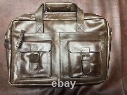Rawlings Heart of the Hide Collection BROWN LEATHER BRIEFCASE MLB Brand New
