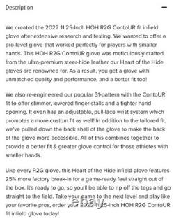 Rawlings Heart of the Hide ContoUR Fit 12.75 Baseball Glove PROR3039-6CC RHT