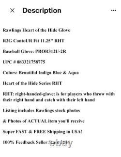 Rawlings Heart of the Hide ContoUR Fit 12.75 Baseball Glove PROR3039-6CC RHT