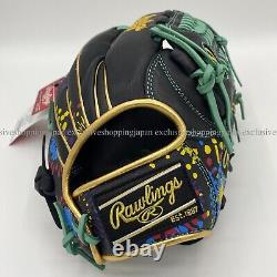 Rawlings Heart of the Hide Graphic All Positions Glove Speed Shell Black 11.5in