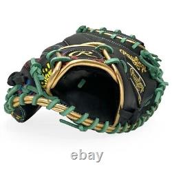 Rawlings Heart of the Hide Graphic Catcher Mitt Glove Black HOH 33in