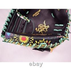 Rawlings Heart of the Hide Graphic Catcher Mitt HOH 33in Glove Baseball Black