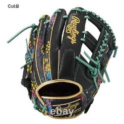 Rawlings Heart of the Hide Graphic Infielder Glove Black HOH 11.5in