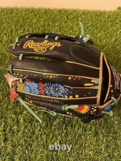 Rawlings Heart of the Hide Graphic Infielder Glove Black HOH 11.5in