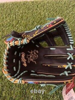 Rawlings Heart of the Hide Graphic Infielder Glove Black HOH 11.5in