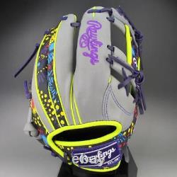 Rawlings Heart of the Hide Graphic Infielder Glove HOH 11.25in GR2FHGN62 Gray