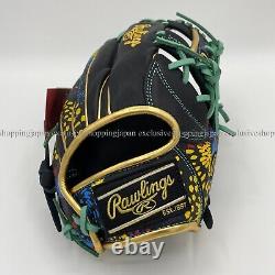 Rawlings Heart of the Hide Graphic Infielder Glove Speed Shell Black HOH 11.25in